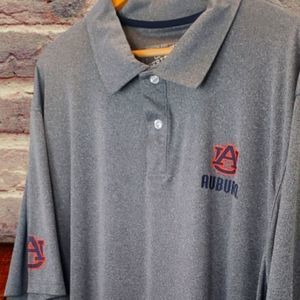 "Aurburn University" / Grey Polo Shirt